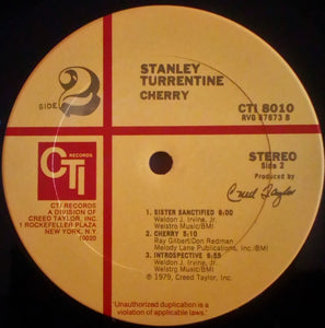 Stanley Turrentine : Cherry (LP, Album, RE)