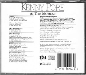 Kenny Pore : At This Moment (CD, Album)