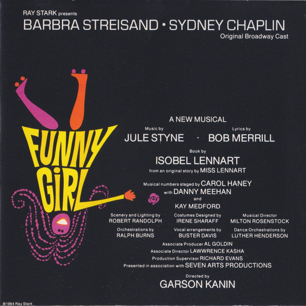 Barbra Streisand, Sydney Chaplin : Funny Girl (Original Broadway Cast) (CD, Album, RE)