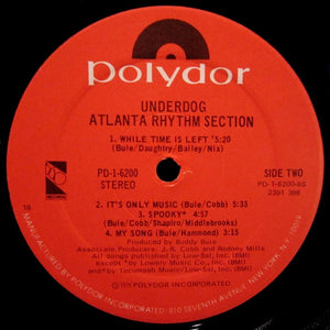 Atlanta Rhythm Section : Underdog (LP, Album, 18 )