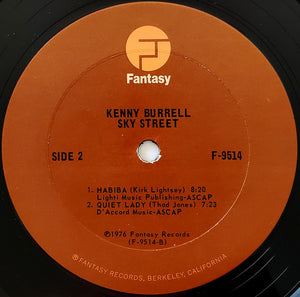 Kenny Burrell : Sky Street (LP, Album, Ter)