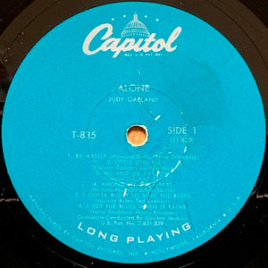 Judy Garland : Alone (LP, Album, Mono, Scr)