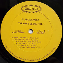 Laden Sie das Bild in den Galerie-Viewer, The Dave Clark Five : Glad All Over (LP, Mono)
