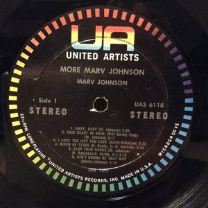 Marv Johnson : More Marv Johnson (LP, Album)