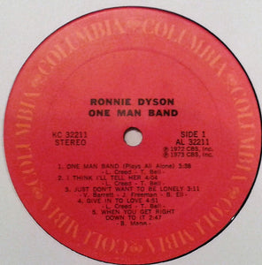 Ronnie Dyson : One Man Band (LP, Album, Pit)