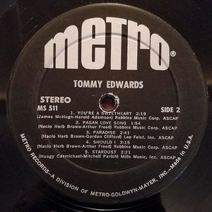 Tommy Edwards : The Lamp Is Low (LP)