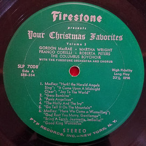 Various : Your Christmas Favorites Volume 3 (LP, Los)
