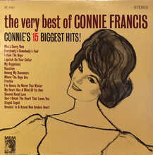 Load image into Gallery viewer, Connie Francis : The Very Best Of Connie Francis (Connie&#39;s 15 Biggest Hits) (LP, Comp, RE, Blu)
