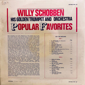 Willy Schobben : Popular Favorites (LP, Mono)