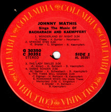 Load image into Gallery viewer, Johnny Mathis : Johnny Mathis Sings The Music Of Bacharach &amp; Kaempfert (2xLP, Comp, Ter)
