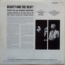 Load image into Gallery viewer, Peggy Lee / George Shearing : Beauty And The Beat! (LP, Album, Mono, Scr)
