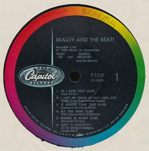 Peggy Lee / George Shearing : Beauty And The Beat! (LP, Album, Mono, Scr)
