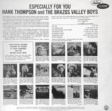 Load image into Gallery viewer, Hank Thompson : Especially For You (LP, Comp, Mono)
