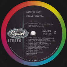 Laden Sie das Bild in den Galerie-Viewer, Frank Sinatra : Nice &#39;N&#39; Easy (LP, Album, Scr)
