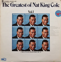Load image into Gallery viewer, Nat King Cole : The Greatest Of Nat King Cole (2xLP, Album, Comp)
