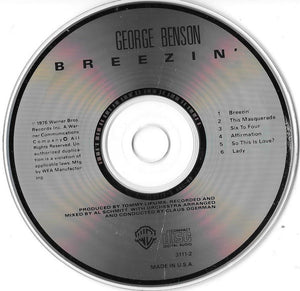 George Benson : Breezin' (CD, Album, RE)