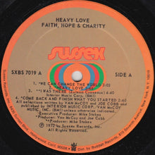 Laden Sie das Bild in den Galerie-Viewer, Faith, Hope &amp; Charity : Heavy Love (LP, Album)
