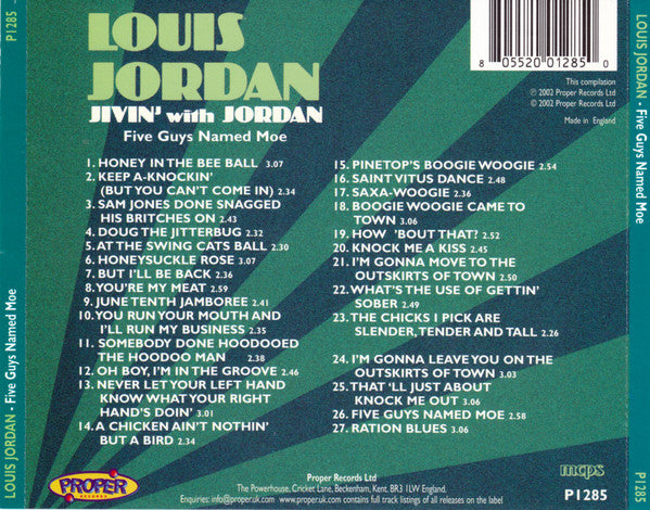 Jivin with Jordan by Louis Jordan [Audio CD]