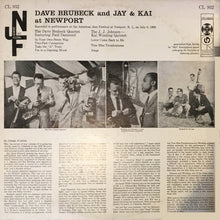 Laden Sie das Bild in den Galerie-Viewer, Dave Brubeck And Jay* &amp; Kai* : At Newport (LP, Mono)
