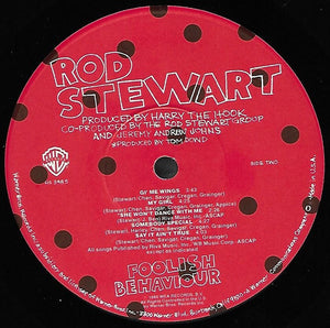 Rod Stewart : Foolish Behaviour (LP, Album, Jac)