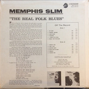 Memphis Slim : The Real Folk Blues (LP, Album, Mono, Dee)