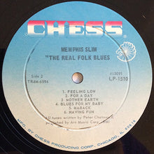 Load image into Gallery viewer, Memphis Slim : The Real Folk Blues (LP, Album, Mono, Dee)
