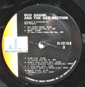 Bud Shank : Bud Shank And The Sax Section (LP, Album, Mono, Gat)