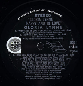 Gloria Lynne : Happy And In Love (LP, Album)