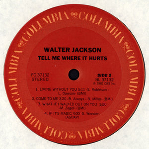 Walter Jackson : Tell Me Where It Hurts (LP, Album)