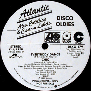 Chic : Everybody Dance / Dance, Dance, Dance (Yowsah, Yowsah, Yowsah) (12", Promo)