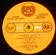 Charger l&#39;image dans la galerie, Utopia (5) : Deface The Music (LP, Album, Mon)

