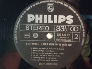 Dusty Springfield : Stay Awhile - I Only Want To Be With You (LP, Album)