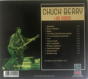 Chuck Berry : Live Goode! (CD, Album)