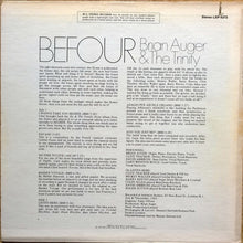 Laden Sie das Bild in den Galerie-Viewer, Brian Auger &amp; The Trinity : Befour (LP, Album, Hol)

