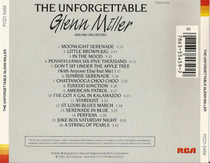 Glenn Miller And His Orchestra : The Unforgettable Glenn Miller (CD, Comp, RE)