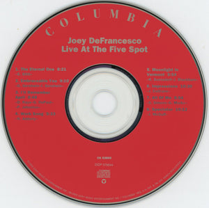 Joey DeFrancesco : Live At The 5 Spot (CD, Album)