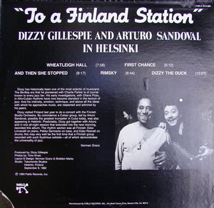 Dizzy Gillespie & Arturo Sandoval : To A Finland Station (LP, Album)
