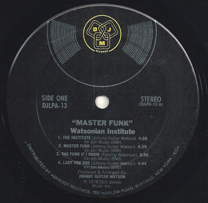 Watsonian Institute : Master Funk (LP, Album)