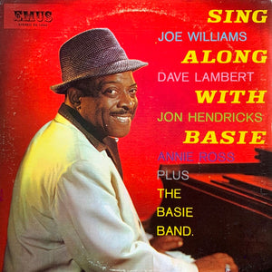 Joe Williams, Dave Lambert (3), Jon Hendricks, Annie Ross Plus The Basie Band* : Sing Along With Basie (LP, Album, RE, Bes)