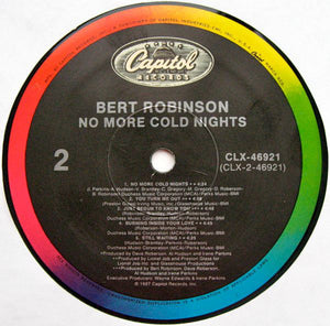 Bert Robinson : No More Cold Nights (LP, Album)