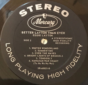 Eddie Layton : Better Layton Than Ever (LP)
