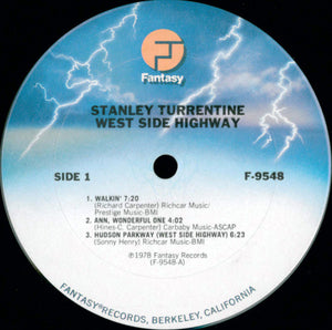 Stanley Turrentine : West Side Highway (LP, Album, San)
