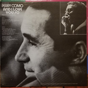 Perry Como : And I Love You So (LP, Album, RE)
