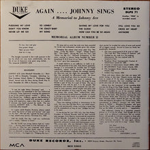 Load image into Gallery viewer, Johnny Ace : Memorial Album (CD, Album, Bon)
