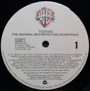 Dave Grusin : Tootsie - Original Motion Picture Soundtrack (LP, Album)