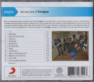 Foreigner : Playlist: The Very Best Of Foreigner (CD, Comp, RP)
