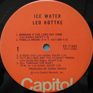 Leo Kottke : Ice Water (LP, Album)