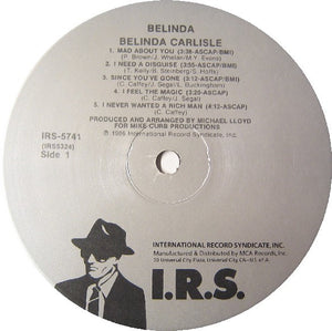 Belinda Carlisle : Belinda (LP, Album, Pin)