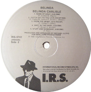 Belinda Carlisle : Belinda (LP, Album, Pin)