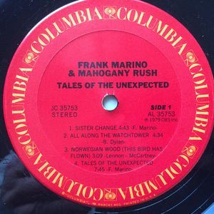 Frank Marino & Mahogany Rush : Tales Of The Unexpected (LP, Album, Ter)